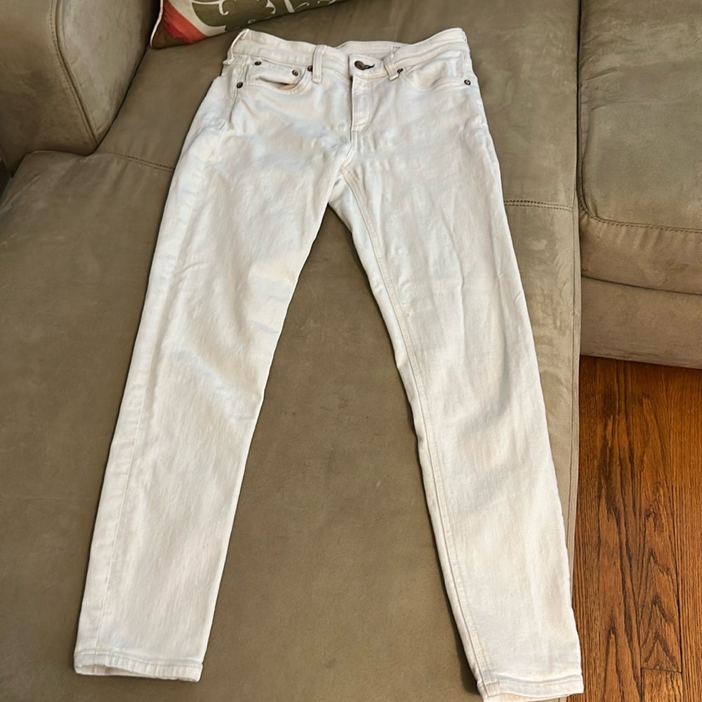 rag & bone cream colored Jeans